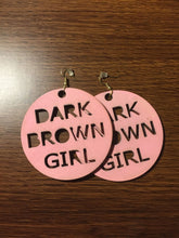 Load image into Gallery viewer, Light, Caramel, Dark Brown Girl Earrings