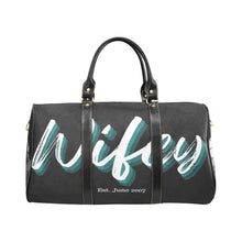 Load image into Gallery viewer, Custom Hubby and Wifey Duffle Set