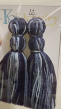 Load and play video in Gallery viewer, Double Puff Yarn Tassel Earrings
