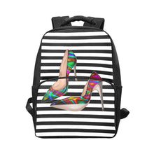 Load image into Gallery viewer, Multi Color High Heel Laptop Backpack

