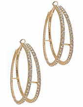 Load image into Gallery viewer, Double Hoop Earrings
